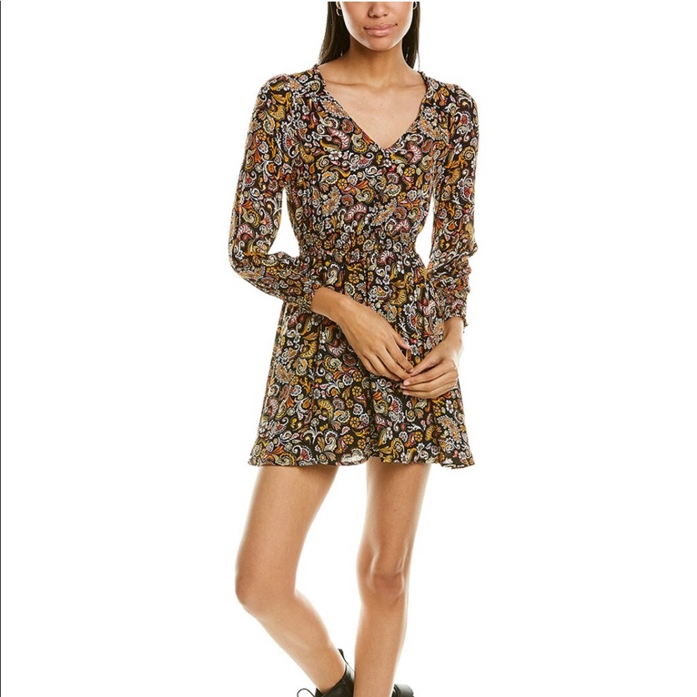 BB Dakota Asheville Mini Dress in Petal Paisley
